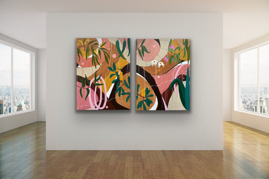 Rhythm Of The Land ( Diptych)