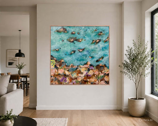 Commissioned Art work Into The Blue